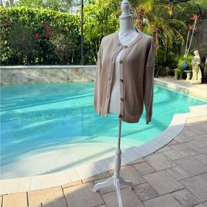 English Factory Cream Knit Jacket Casual